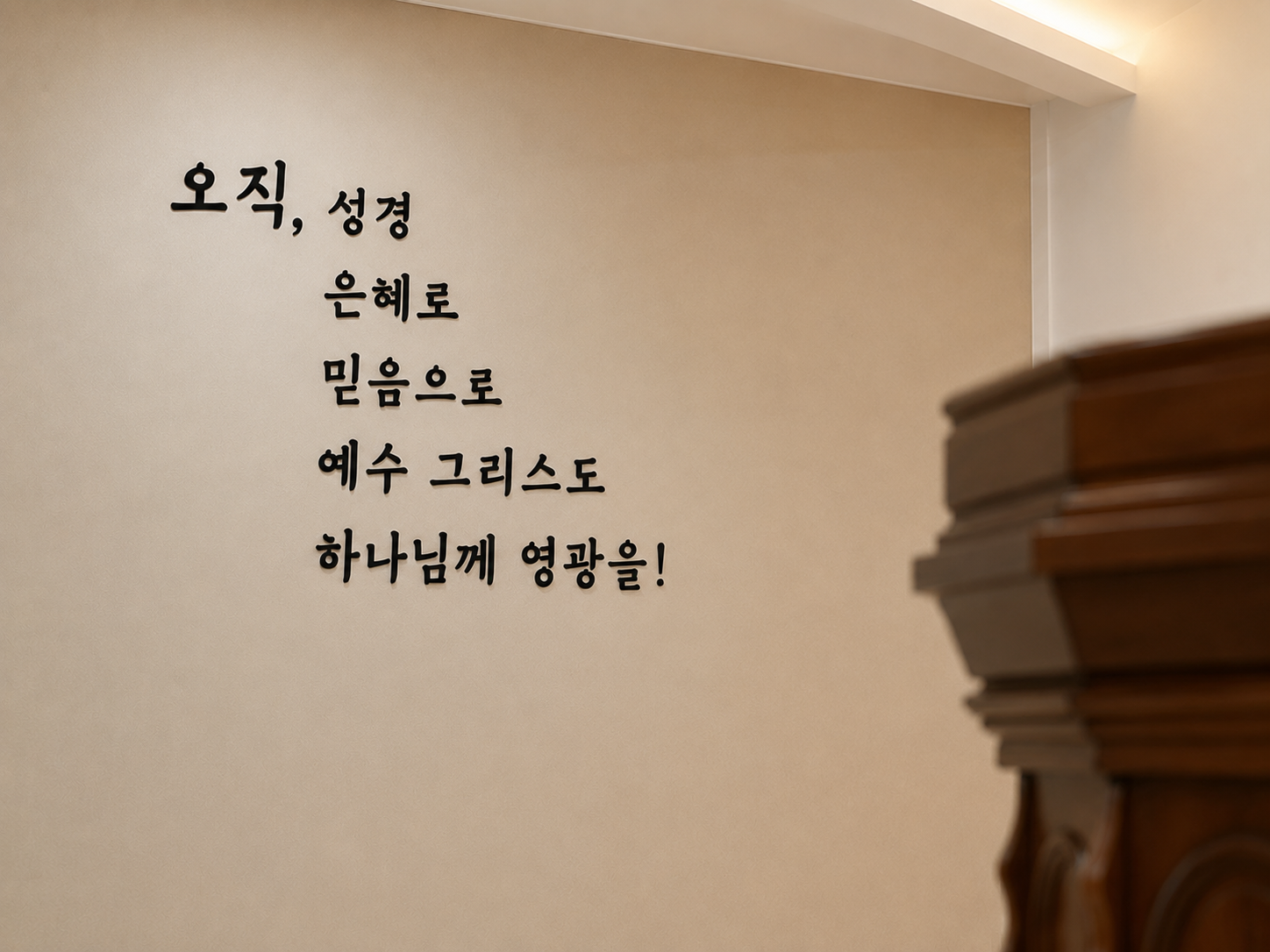 교회 벽면 5대 솔라